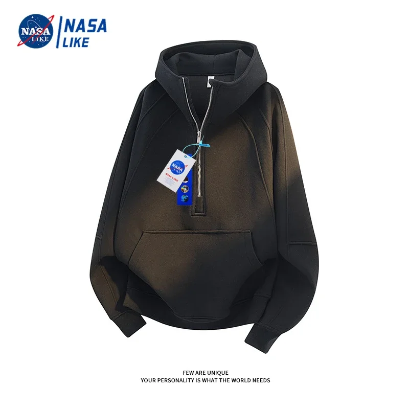 NASA Unisex Spring Half-zip Hoodie