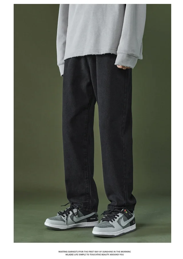 Men's Retro Straight Jeans (Unisex) Detail