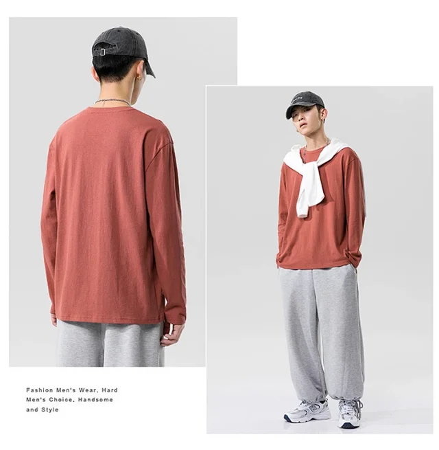 Men's Long-sleeve T-shirts (Couple Style) Detail