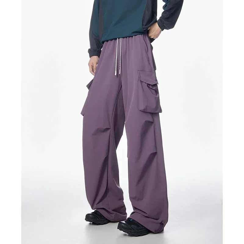 Unisex Summer Cool Parachute Cargo Pants