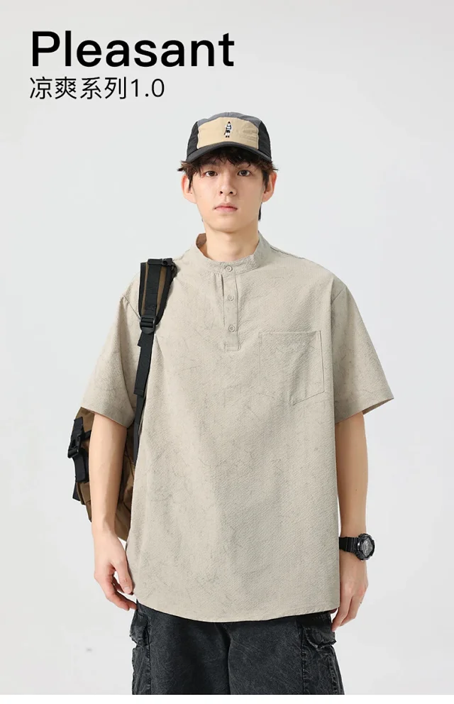 2025 T - shirt with Pocket Decoration Detail