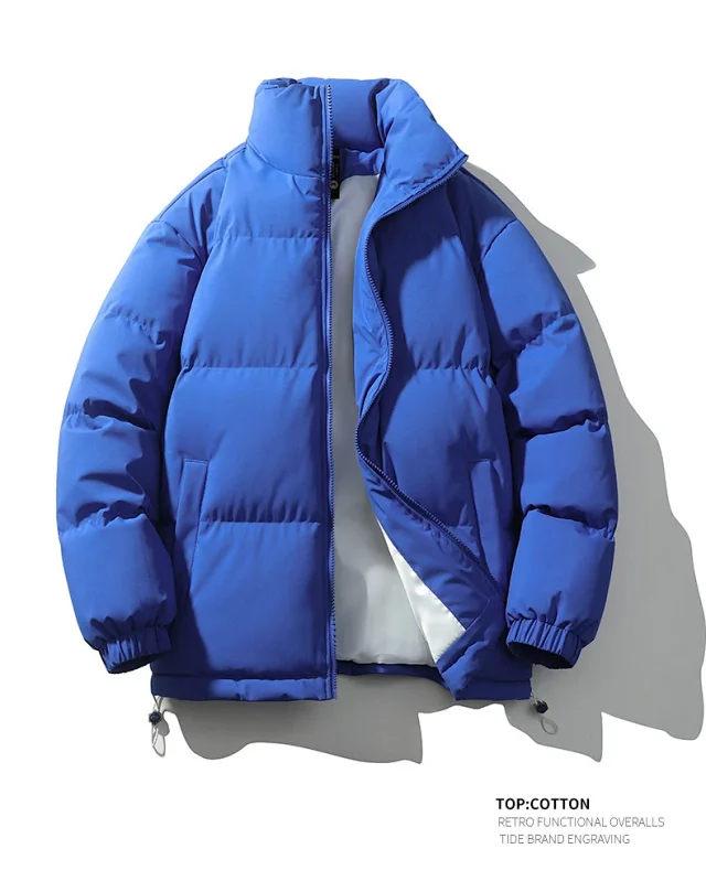 2025 Winter Men's Loose Cotton Coat Detail