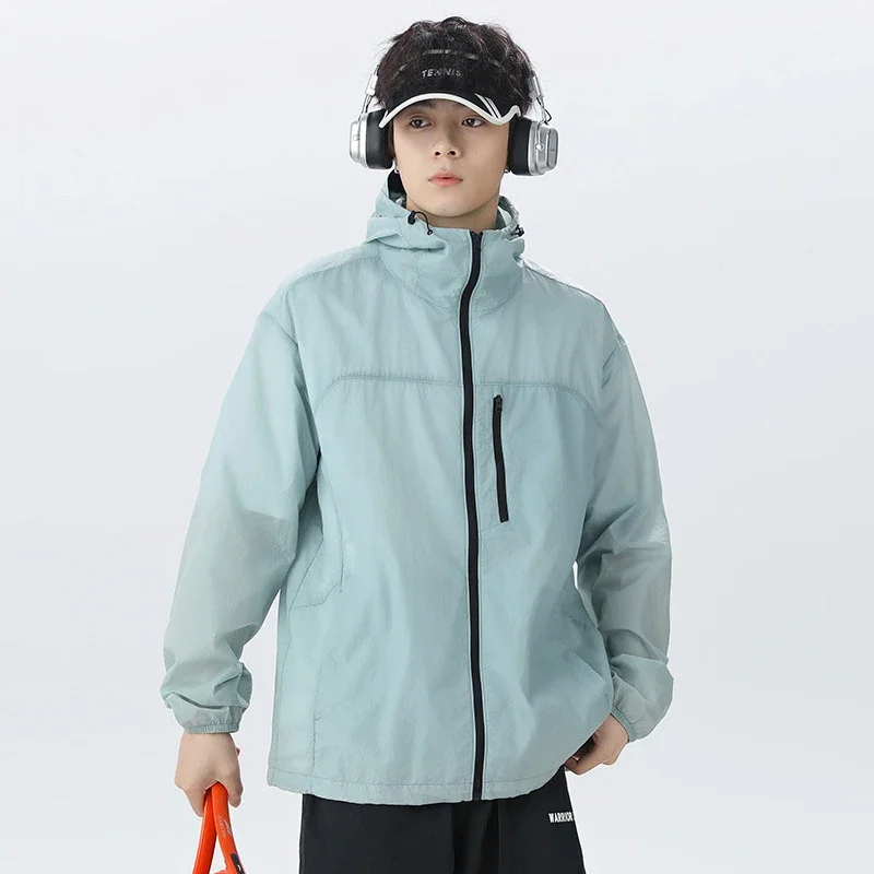 Unisex Summer UV-Resistant Hooded Skin Coat