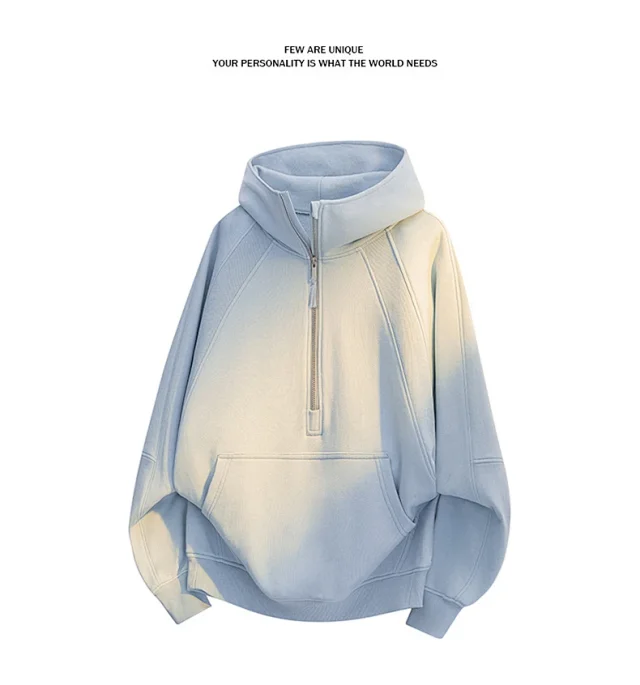NASA Unisex Spring Half-zip Hoodie Detail