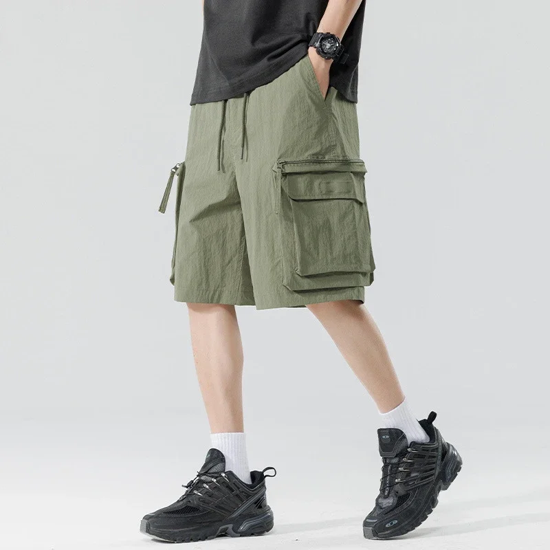 Japanese-style Outdoor Quick-dry Cargo Shorts for Men