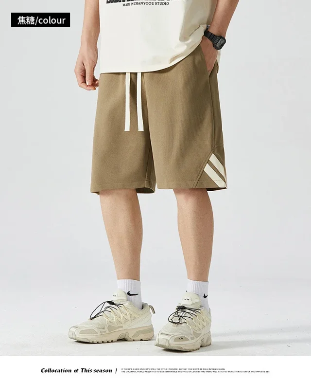 Men's Summer Ice Silk Beach Shorts Detail
