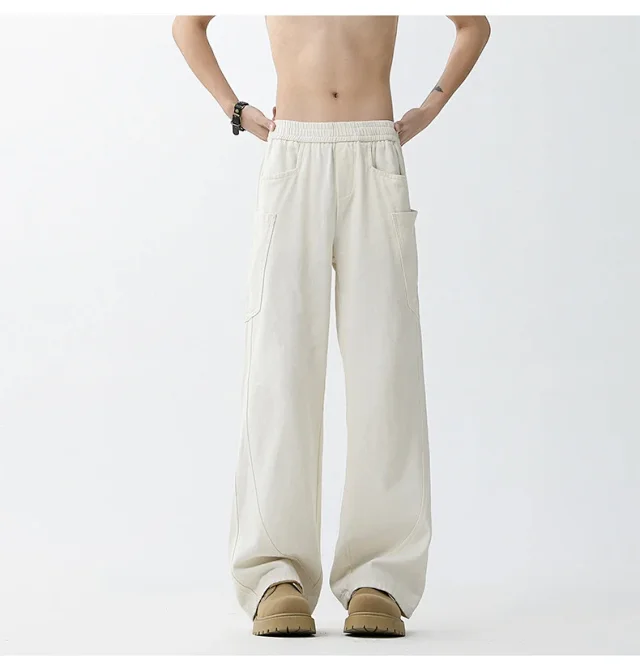 Men's 2025 Autumn Straight Jeans Detail