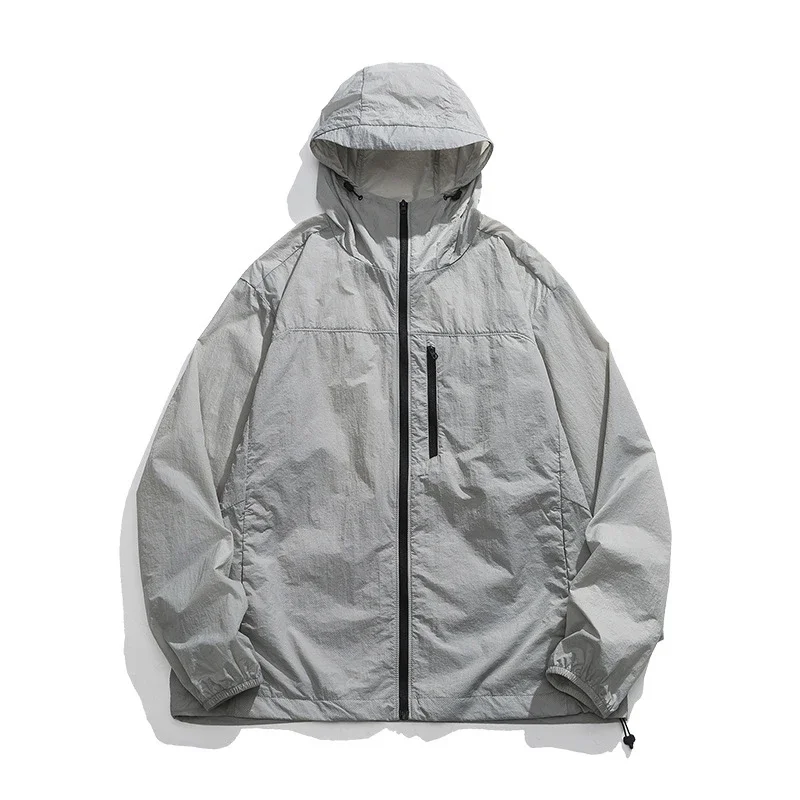 Unisex Summer UV-Resistant Hooded Skin Coat