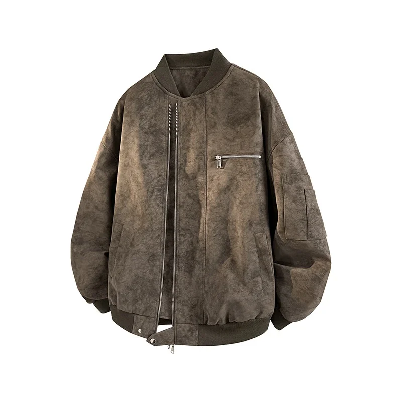 Maillard Washed Leather Jacket