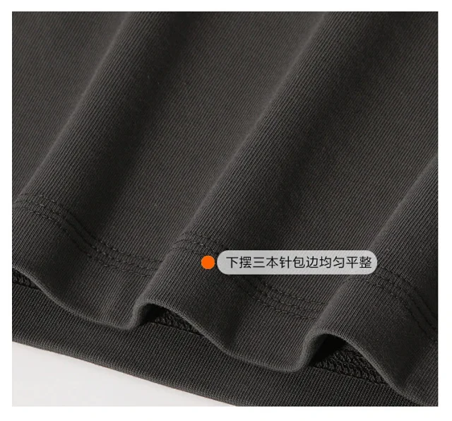 300g Heavy Cotton T-shirt Detail