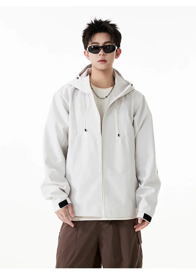Autumn Outdoor Windproof Jacket for Couples Detail