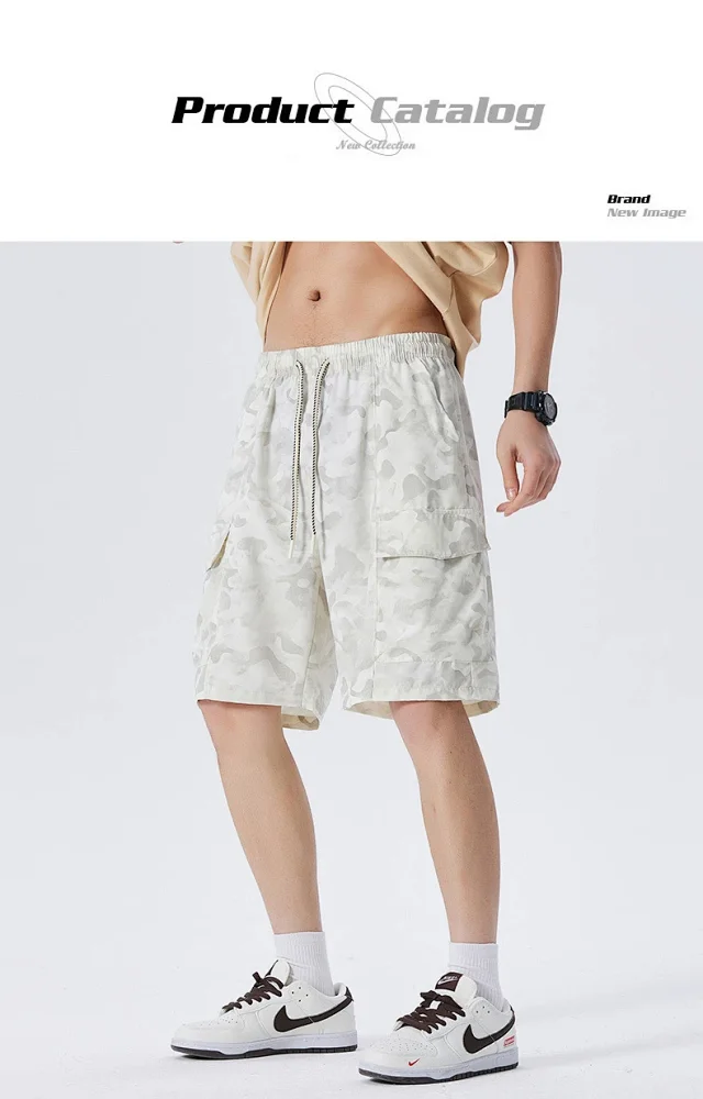 2025 Summer Camo Cargo Shorts (Men's) Detail