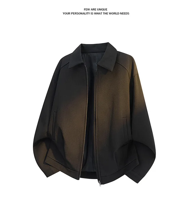 Men's Autumn Trendy Lapel Jacket Detail