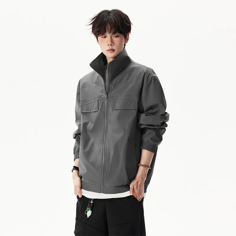 Men's Retro Work Jacket - Street Style