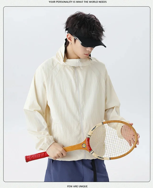 UV-proof Breathable Couple's Skin Coat Detail