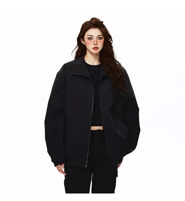 Men's Retro Work Jacket - Street Style Detail
