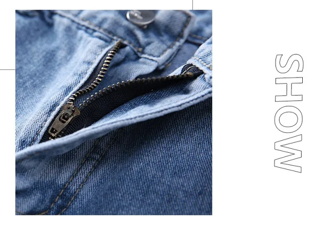 Men's Retro Straight Jeans (Unisex) Detail