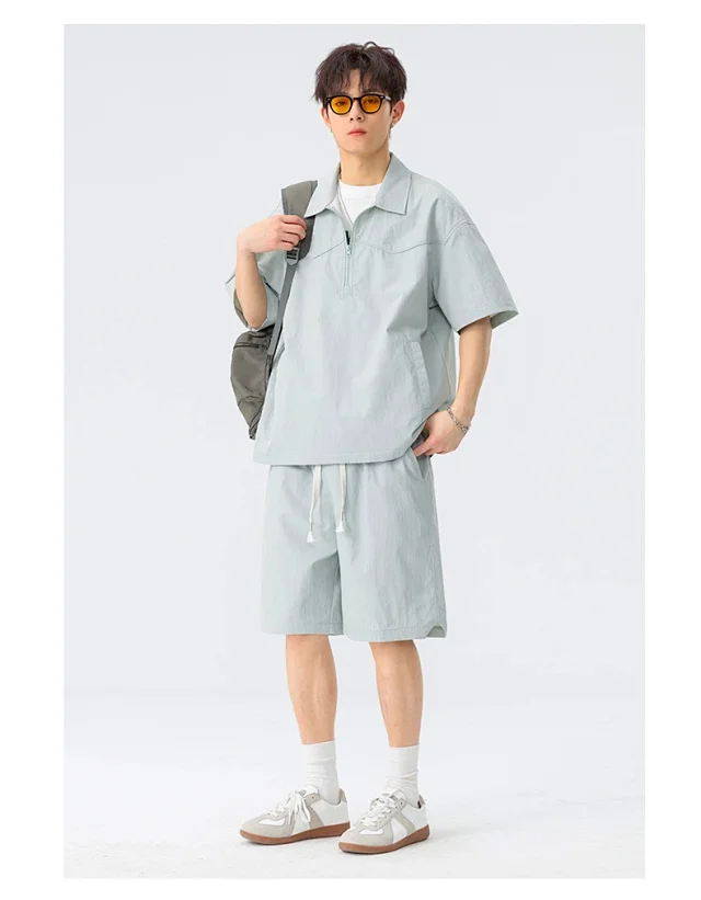 NASA Men's Ice Silk Short Sleeve Shirt Detail