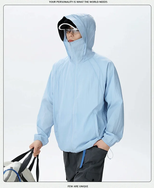UV-proof Breathable Couple's Skin Coat Detail
