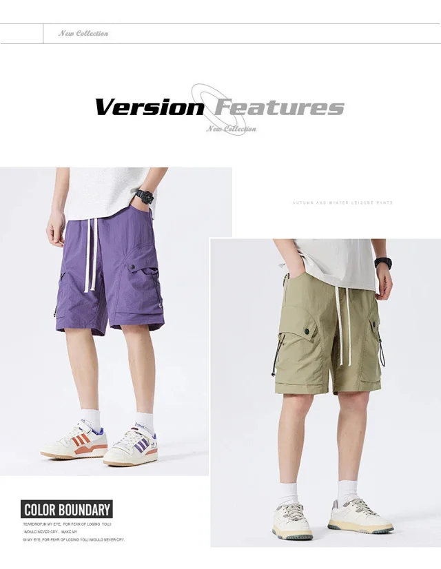 2025 Men's Cargo Shorts: Light, Comfy & Airy Detail