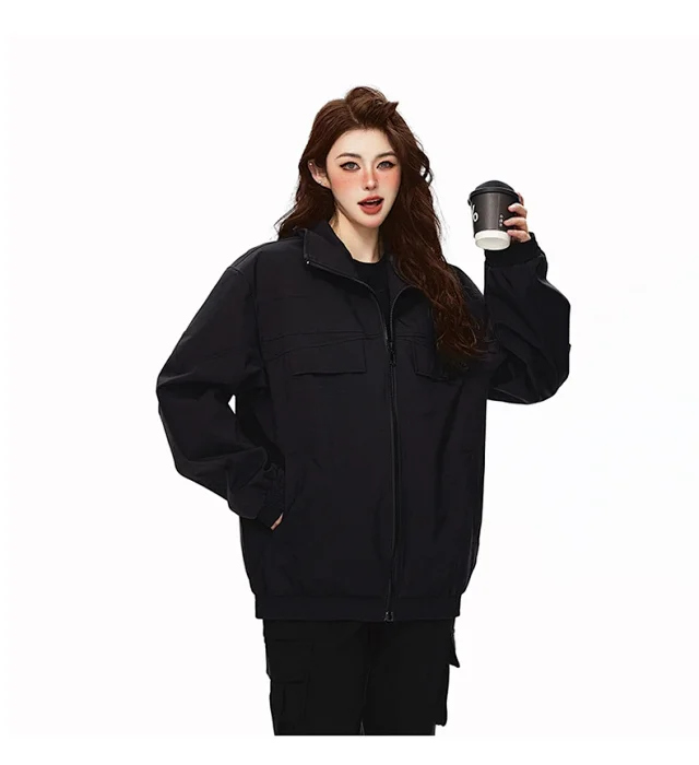Men's Retro Work Jacket - Street Style Detail