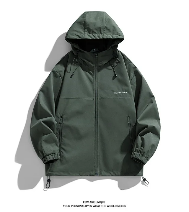 Men's Spring/Fall Windproof Red    Outdoor Functional Couple Jacket Detail