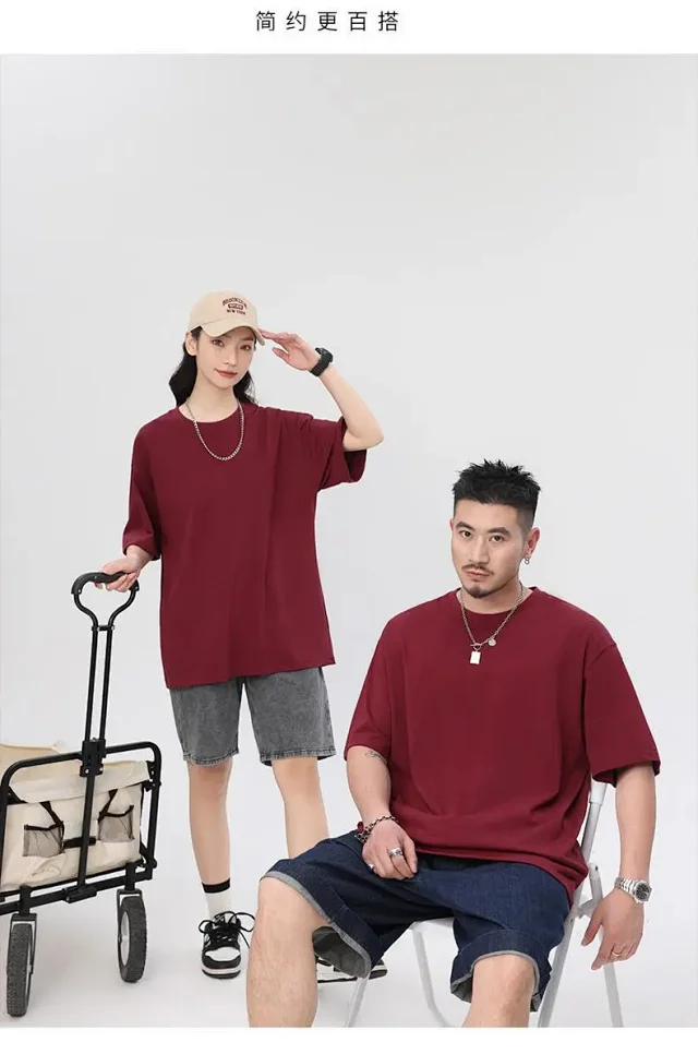 300G Men's Cotton Heavyweight T-Shirt Detail