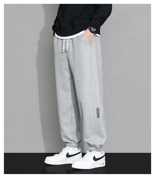 Men's Chunqiu New Thermal Joggers Detail