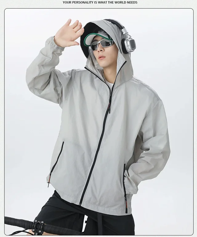 2025 Summer New UV-protective Skin Jackets for Outdoor Cycling Detail