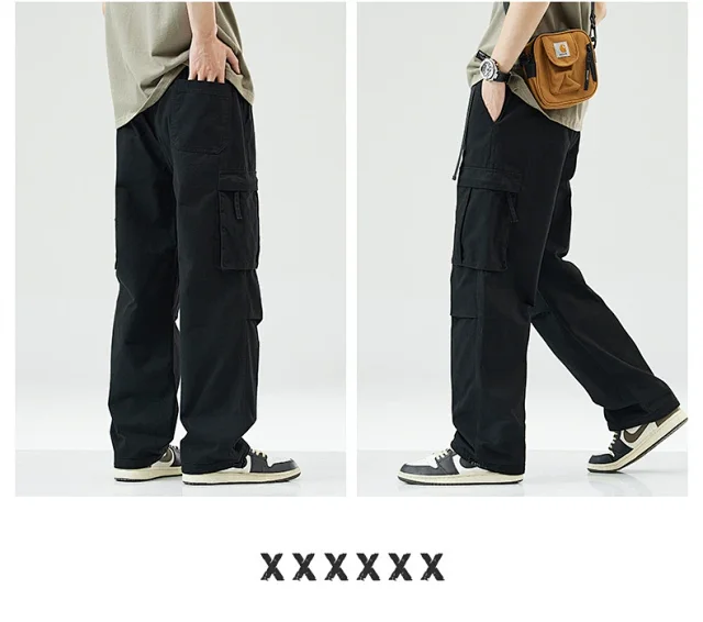 Men's Fall Trendy Cargo Pants Detail