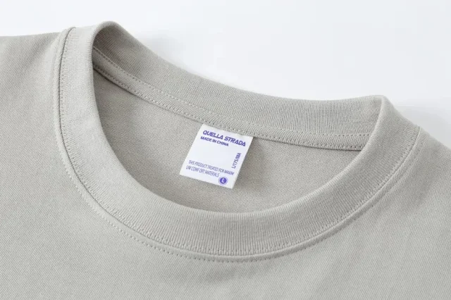 300G Men's Cotton Heavyweight T-Shirt Detail