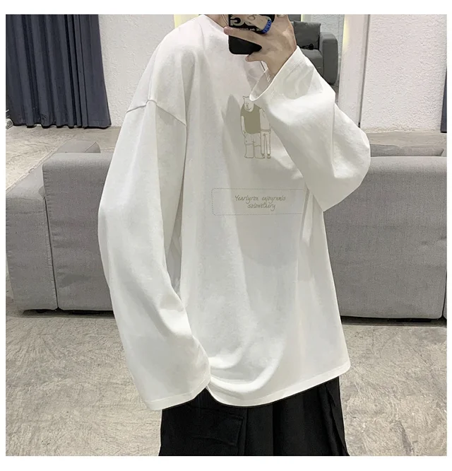 2025 Korean Round Neck Couple T-shirt Detail
