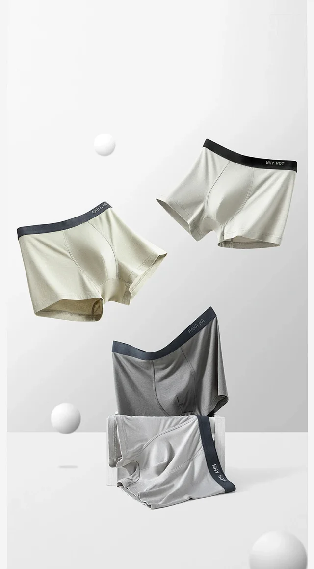 Men's Modal Breathable Quick-Dry Boxer Briefs Detail