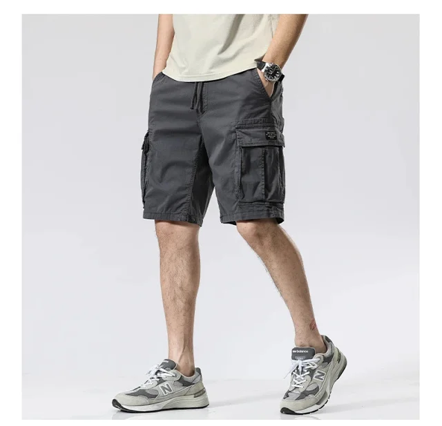 Men's Summer American Cargo Shorts Detail