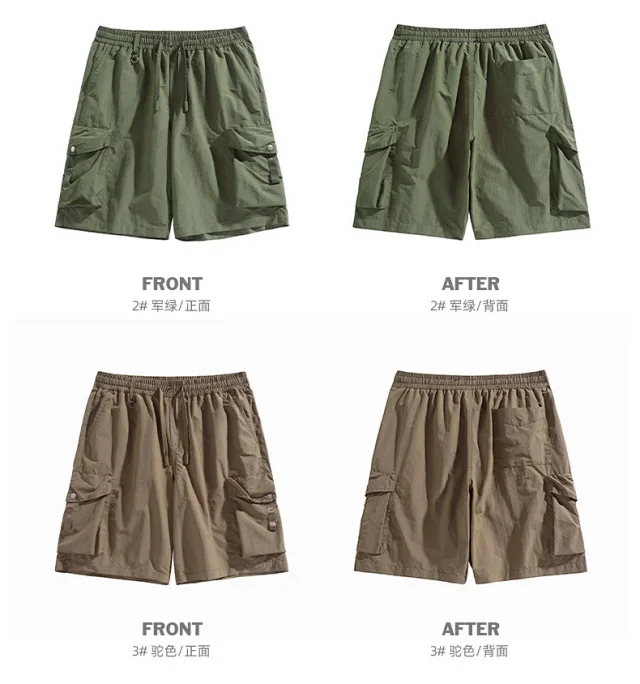 Summer New 5-Point Japanese Work Shorts Detail