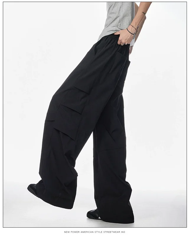 2025 Summer Men's Parachute Pants Detail