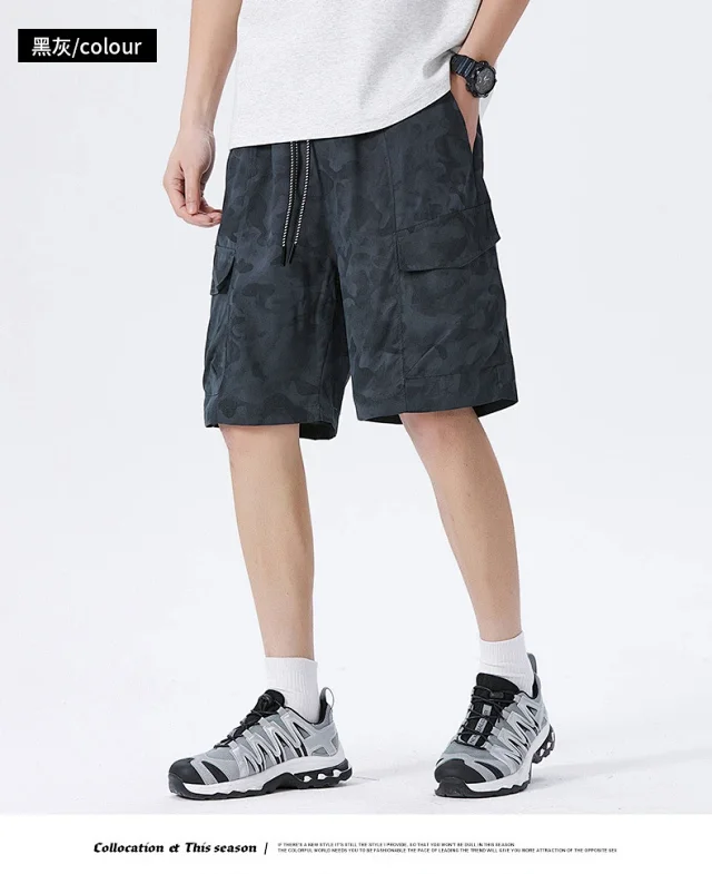 2025 Summer Camo Cargo Shorts (Men's) Detail