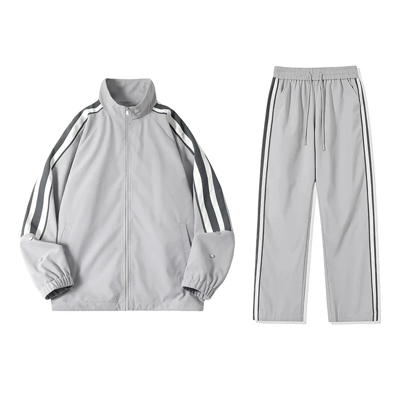 Men's Trendy Collar Jacket & Pants Set