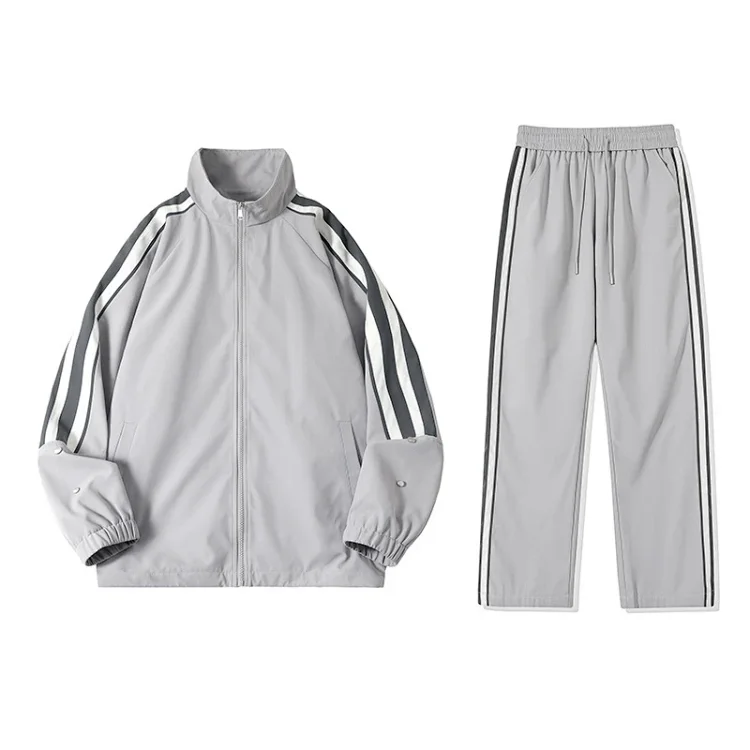 Men's Trendy Collar Jacket & Pants Set