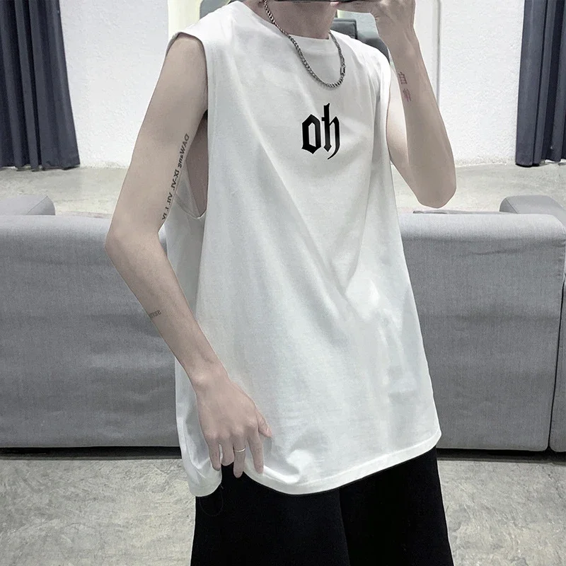 Men's Cotton Sleeveless Gym Tank Top
