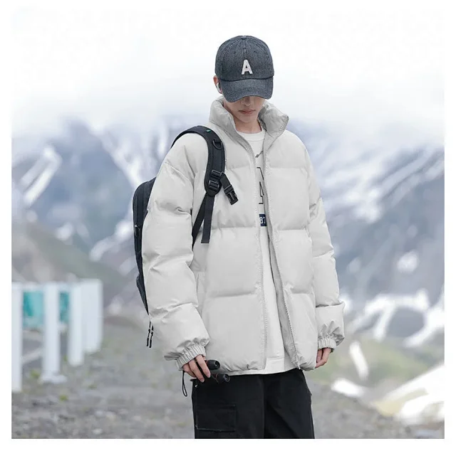 Ins Trendy Unisex Cotton Jacket Detail