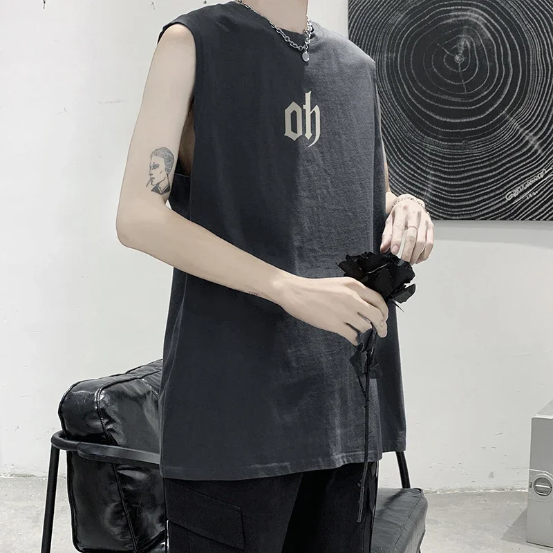 Men's Cotton Sleeveless Gym Tank Top