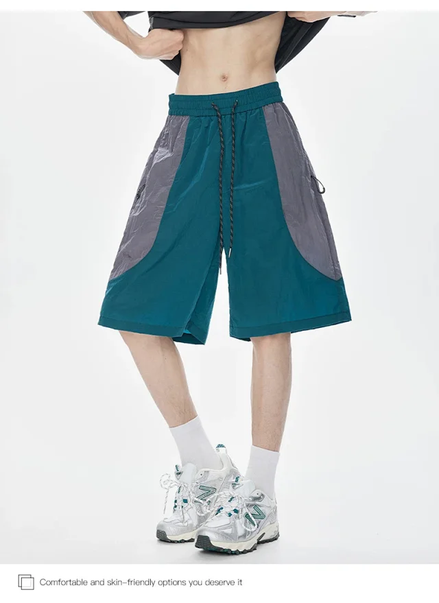 2025 Summer Loose 5-Pocket Cargo Shorts for Men Detail