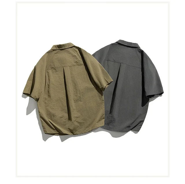 2025 Summer Men's Thin Shirt Detail