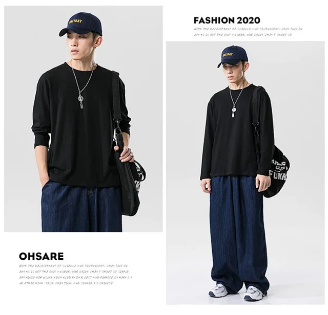 Men's Long-sleeve T-shirts (Couple Style) Detail