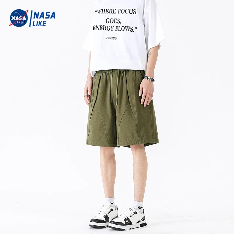 NASA High-street Hong Kong-style Shorts for Men