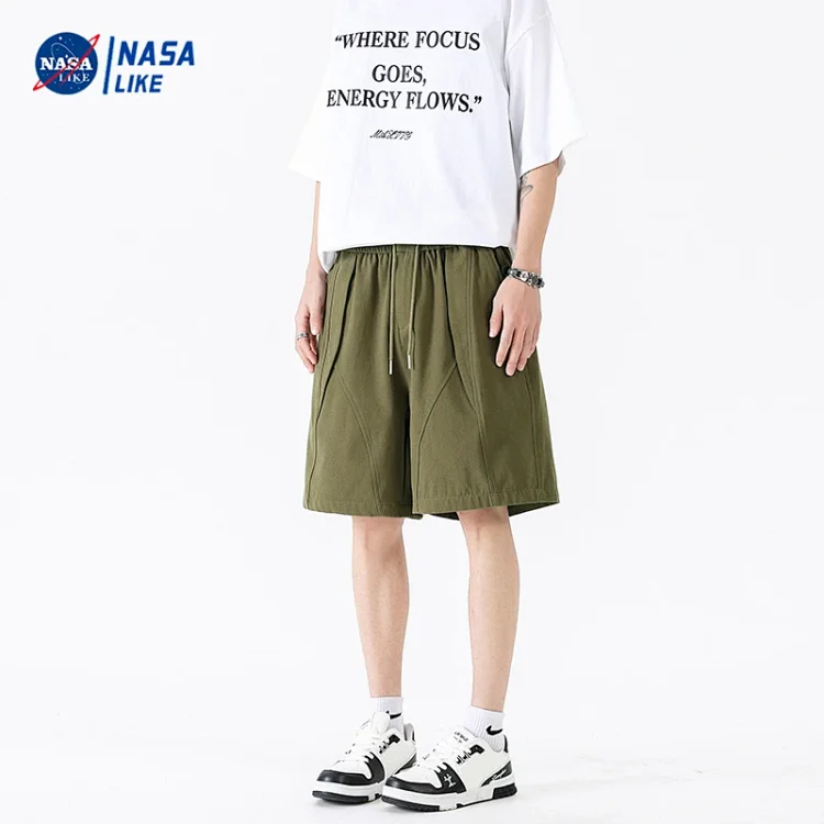 NASA High-street Hong Kong-style Shorts for Men