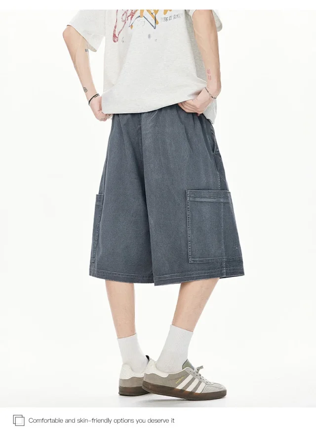 Shorts Boy Retro Summer Mid-lengths Detail