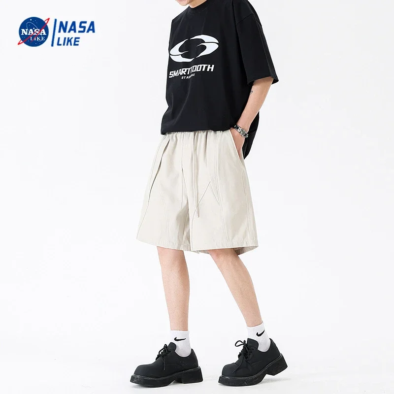NASA High-street Hong Kong-style Shorts for Men