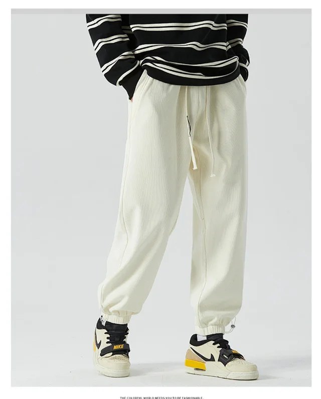 Men's Cotton Corduroy Casual Sweatpants Detail
